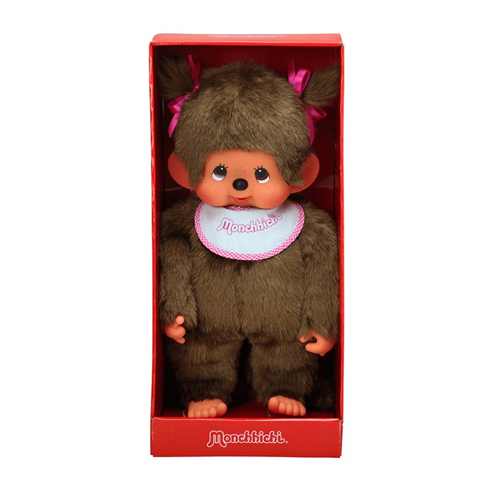 Monchhichi Classic Girl TWIN PIG TAIL Display Box | FYR231756