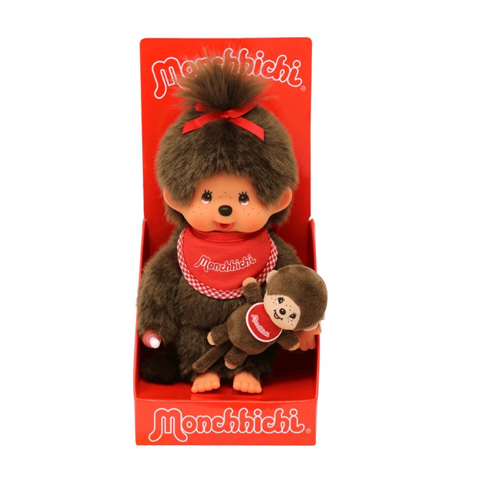 Monchhichi Monchhichi Girl + Mini Monchhichi | WOU943502