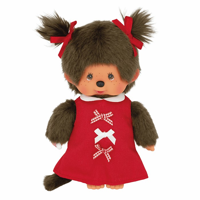 Monchhichi Red Ribbon Dress | NQE784605